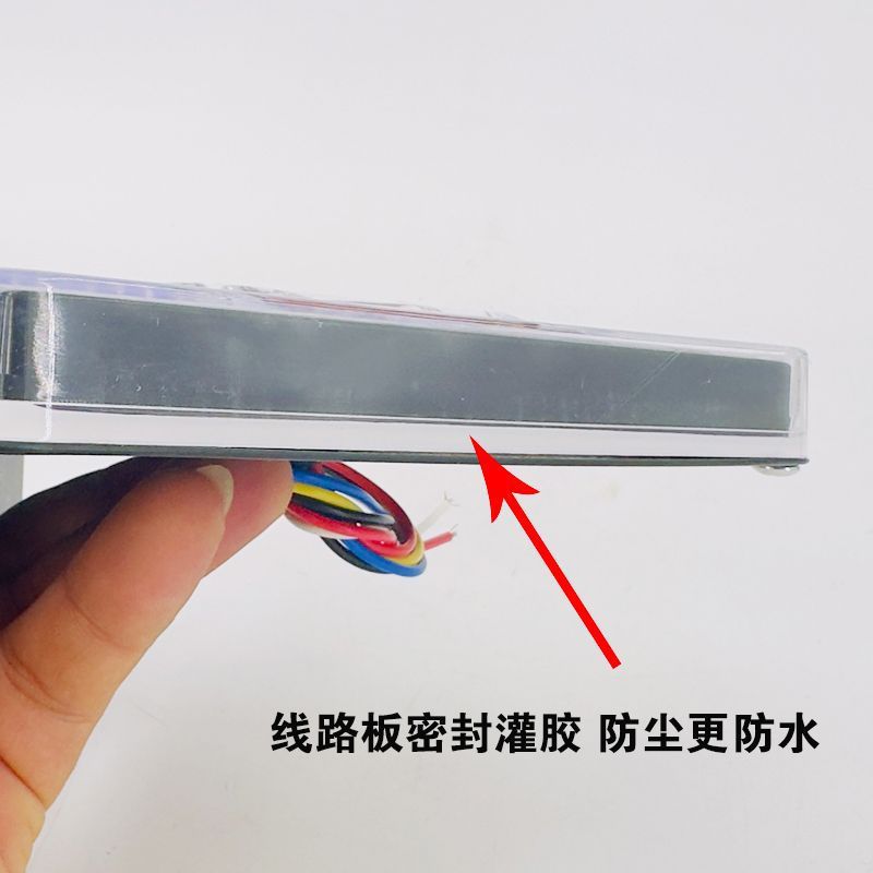New truck 12V24V universal triangle colorful flash light trailer super bright waterproof driving reversing anti-fog light