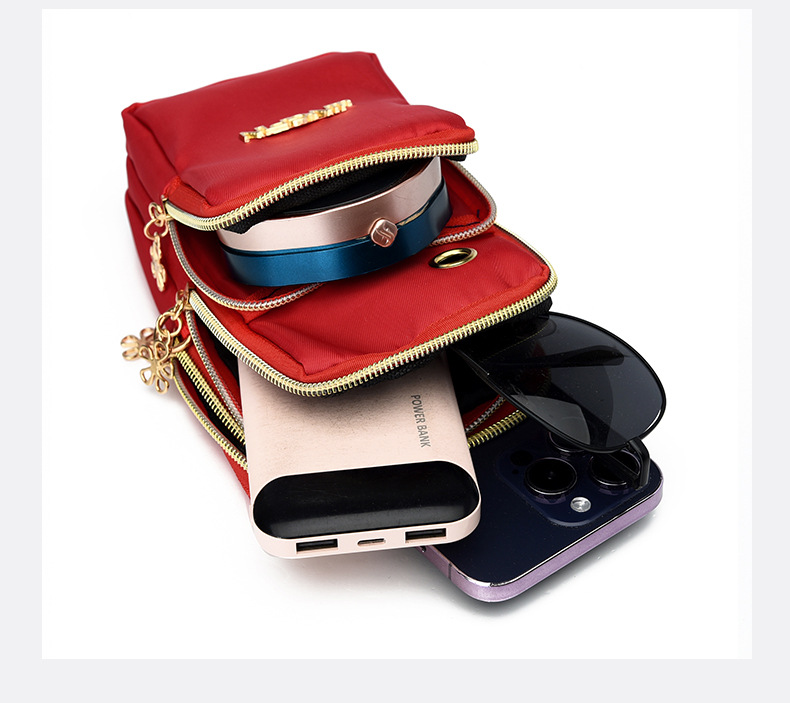 Kadın Telefon Çantası Çok Amaçlı Kadın Kol Çantası Outdoor Casual Bozuk Para Sırt Çantası Tek Omuz Çapraz Askılı Çanta Taşınabilir Mini Küçük Çanta