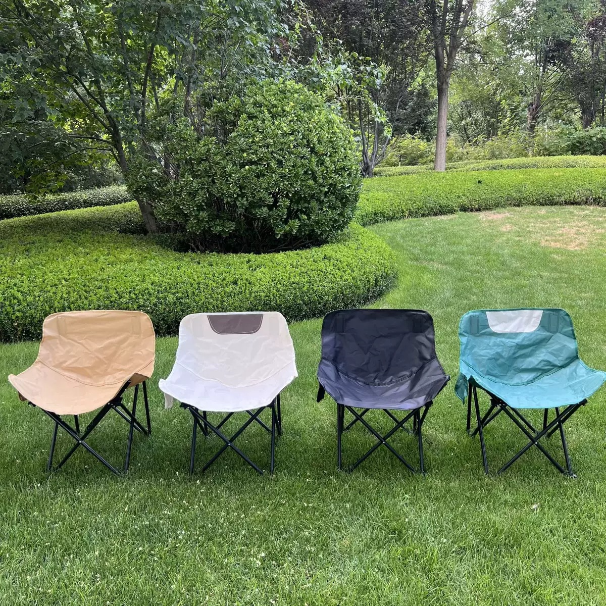 Luna plegable silla plegable al aire libre silla de camping ligera portátil taburete portátil pescar silla de picnic