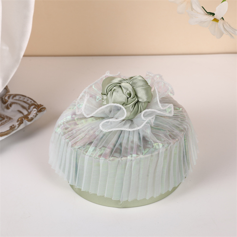 結婚喜糖盒小紅書同款伴手禮盒子新款綢緞風呂敷婚禮喜糖盒回禮