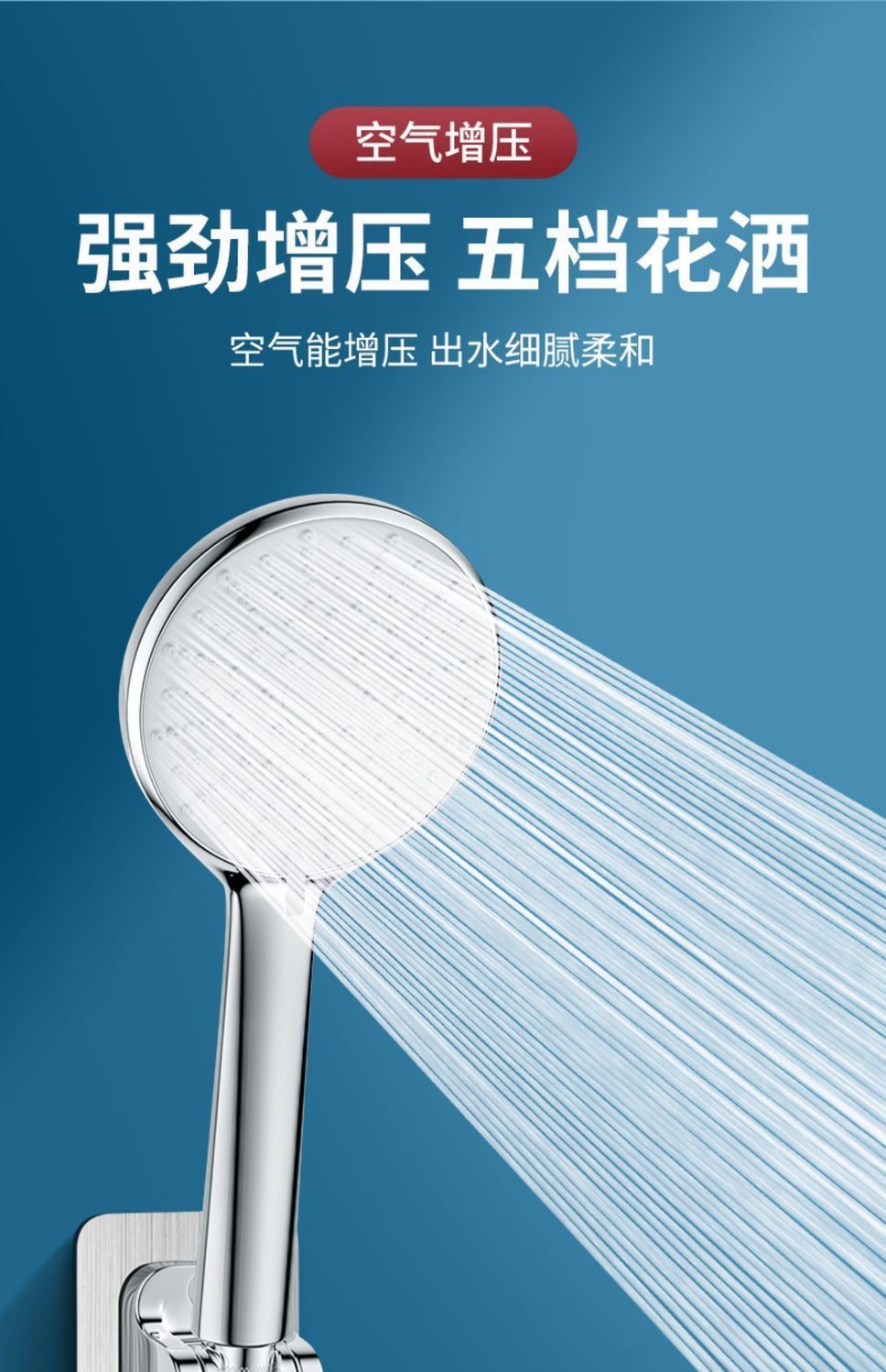 All-copper shower faucet, mixing valve, bathtub shower, rain shower head set, bathroom three-in-one cold and hot water faucet, cross-border undefined