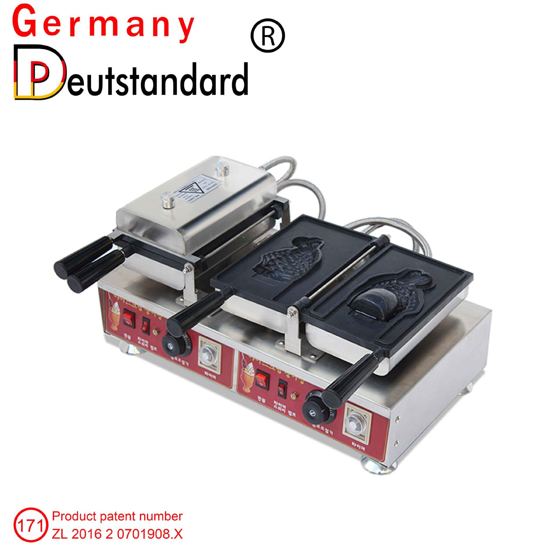 鲷鱼烧鱼型雪糕壳旋转温控日式冰淇淋鲷鱼烧机翘尾鲷鱼烧机雪糕皮