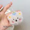 Beige, white, with little bears