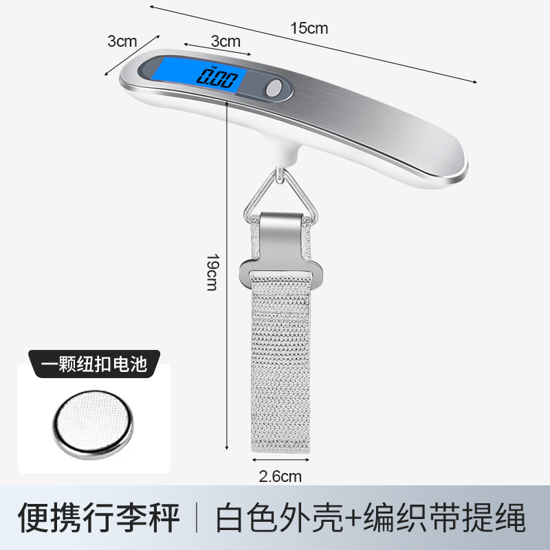 Escala electrónica al por mayor Mini Escala electrónica portátil escala portátil 50kg báscula de equipaje escala de peso de alimentos