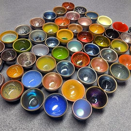 建盏;茶杯;茶具套装