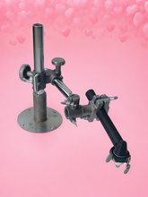 焊枪调节支架二保焊枪夹具氩弧焊万向夹自动焊变位机移动固定支架