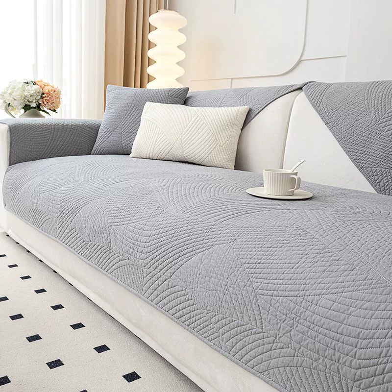 sofa cover scandinavian four‑season non‑slip seat protector, pillow/pillowcase options, multiple sizes
