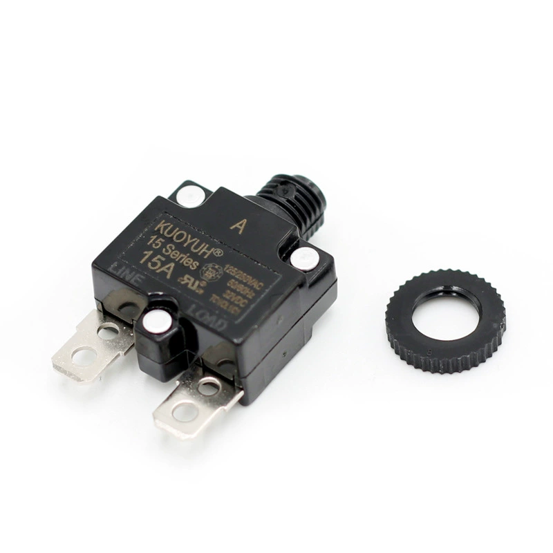 Current overload protector small drain protection switch mini manual reset overcurrent protector 2A-20A