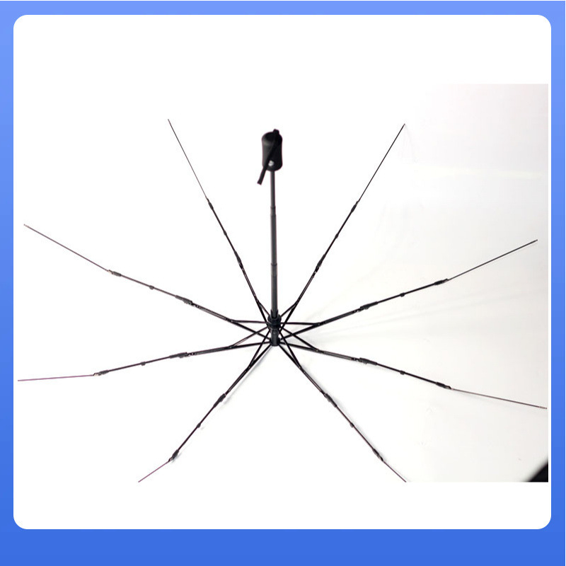 DX7L automatic umbrella one-button opening and closing 8 umbrella stand men's and women's sunshade 8 bone accessories telescopic rod middle rod folding umbrella switch