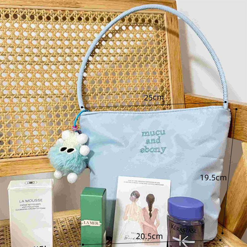 Bolsa de mano de estilo coreano de alto nivel, bolsas de mano de nicho de lujo ligeras, bolsas de actividades de apertura de belleza, bolsas de regalo prácticas para clientes