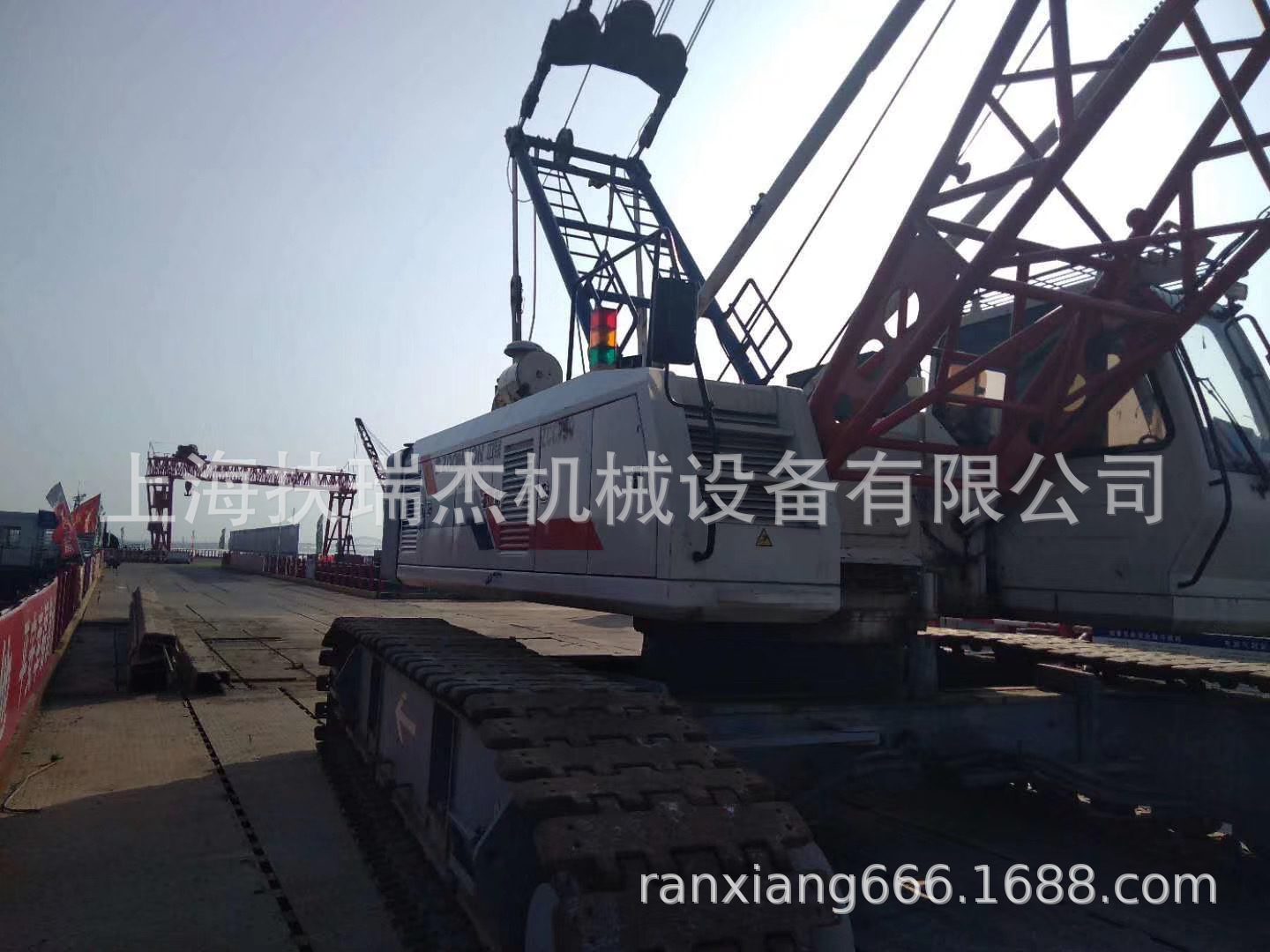 转让二手中联80吨履带吊