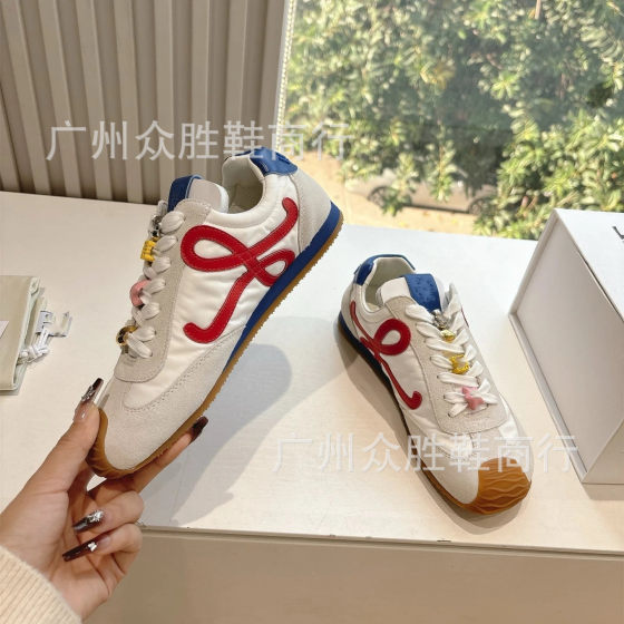 High Edition Luo Jia Ballet Training Shoes 2025 Spring New Genuine Leather Flat Casual Shoes Joker Forrest Gump Shoes sneaker