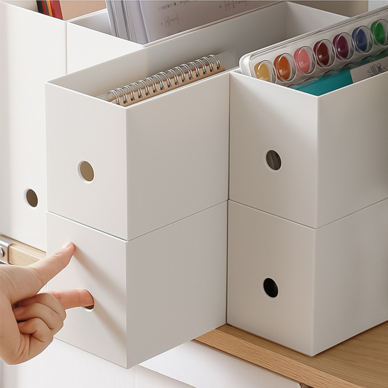 日本製デスクトップ収納ボックス白狭い長い高ワークステーション文具メモパッドミラーキャビネット化粧品キッチン引き出し|undefined