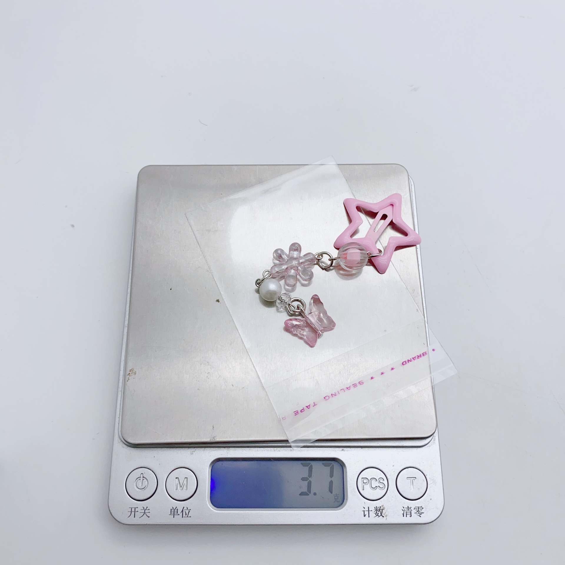 8g Weight Charm Hair Clips Hair Accessories Type 1 Piece Quantity Holiday, Street Occasion Alloy Material Pentagram Pattern All Seasons Season Women's Gender IG Style, Cute, Sweet Style IG Style Cute Sweet Women's Pentagram Alloy Charm Hair Clips 2