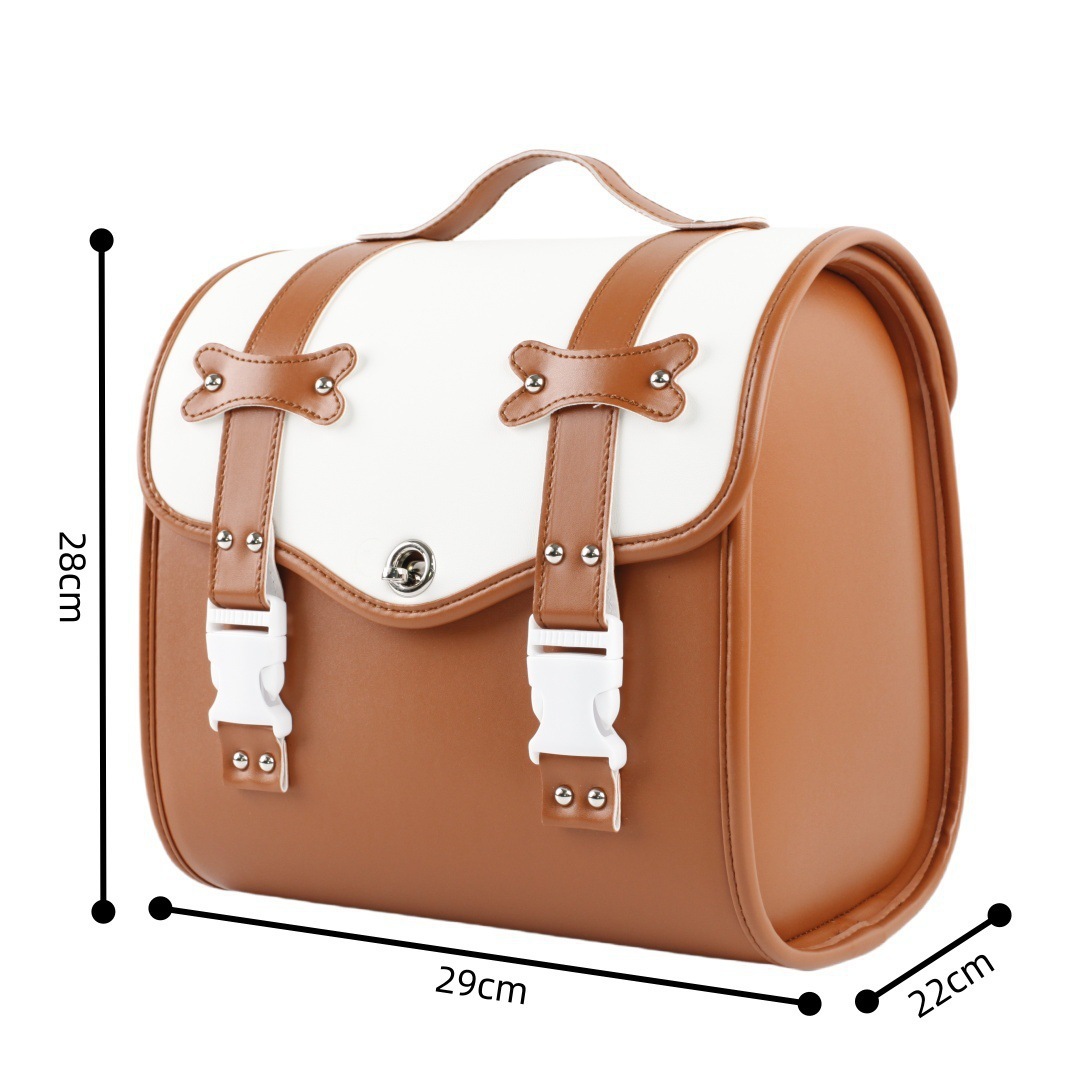 Hot-Selling Colorful Rear Trunk Bag for Electric Vehicles, Large Capacity Storage Bag for Electric Bikes, Can Hold a Helmet