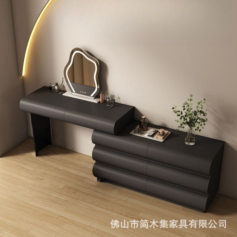 블랙스완 110 6단 서랍장 + 110 테이블 + 거울