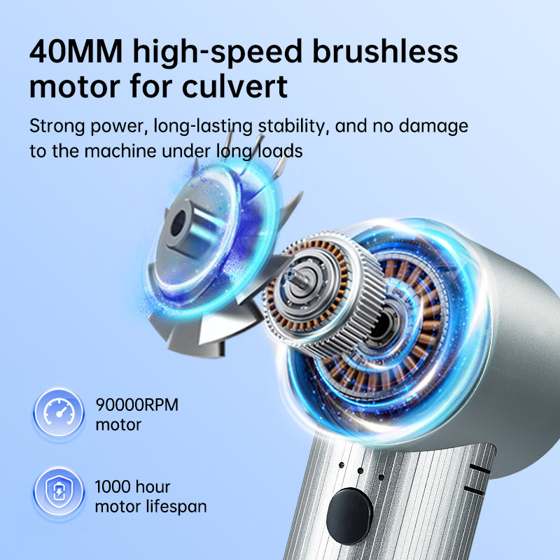 2025 nuevo ventilador violento de aleación de aluminio transfronterizo de alta velocidad portátil pequeño ventilador turbo ventilador portátil al por mayor