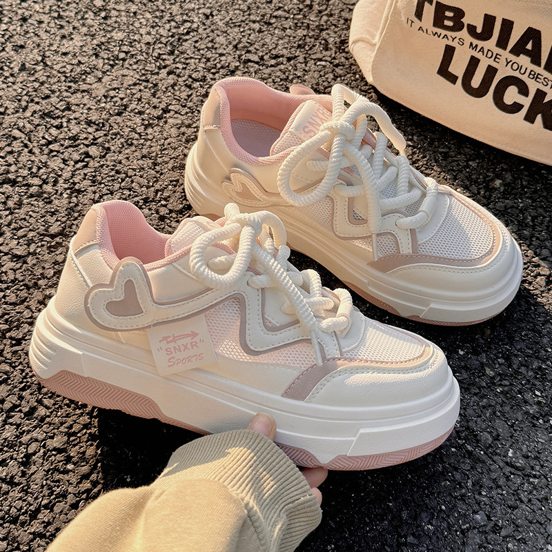 Zapatos de mujer de verano zapatos blancos nuevos zapatos de malla transpirables zapatos casuales zapatos deportivos