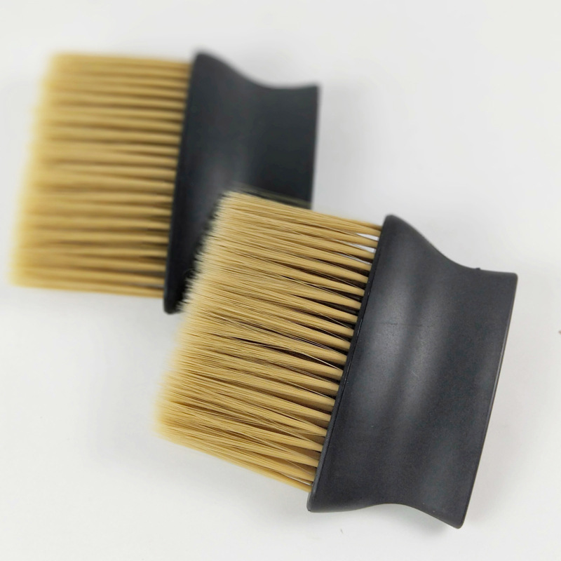 Barber shop head sweeping brush, home car interior cleaning brush, hairdressing supplies, hair cutting and broken hair sweeping neck brush, soft bristle brush