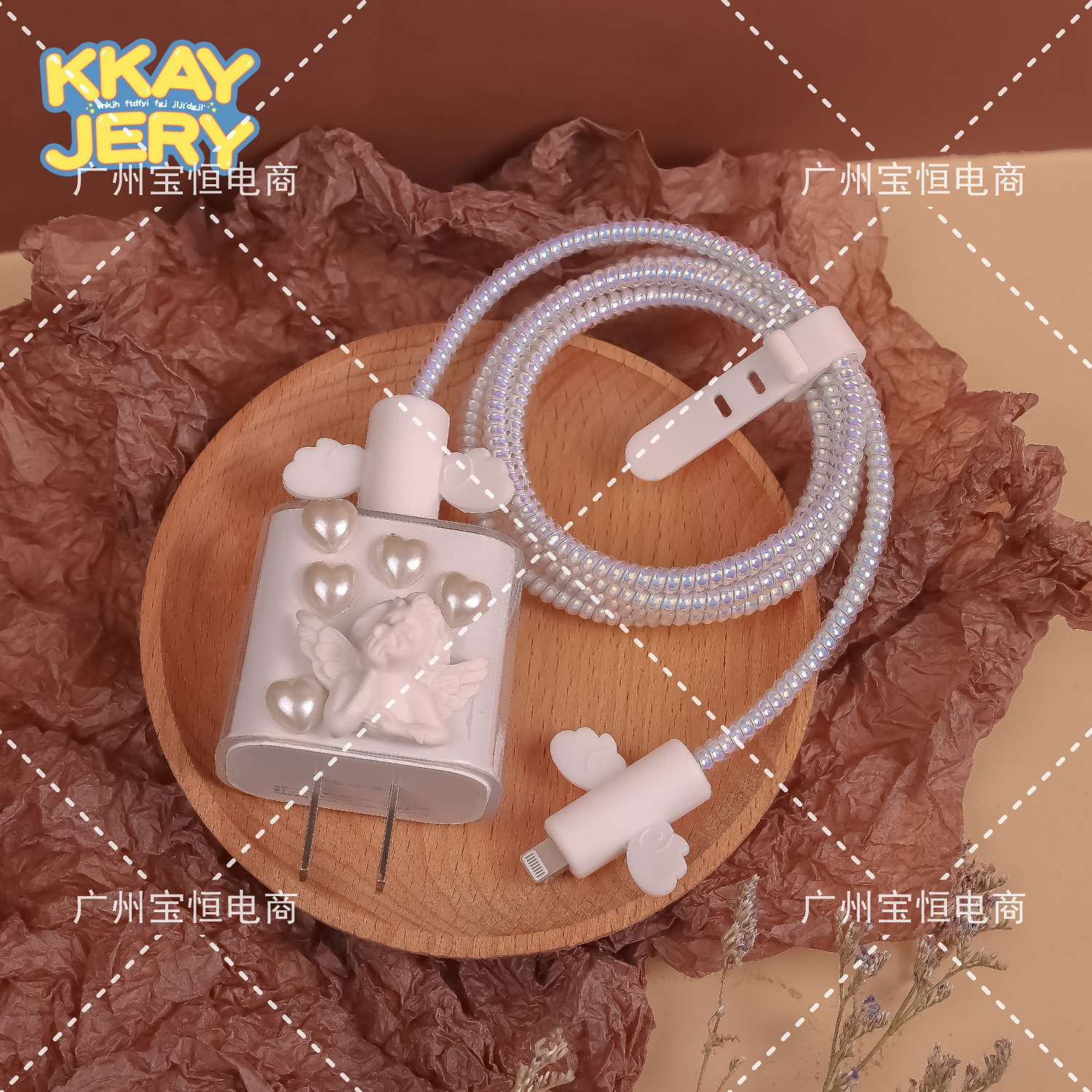 20W transparente D Chin apoyo Angel Love 59 cuatro juegos