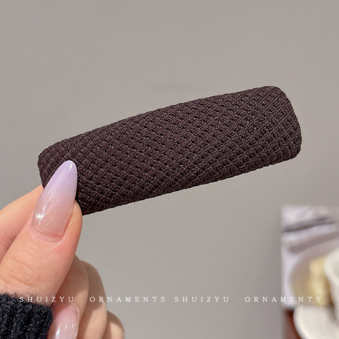 Clip de cabello de flor de leopardo para mujeres clip de cabello de alto nivel frente clip de frangeo 2025 nuevo clip lateral clip de cabello toque