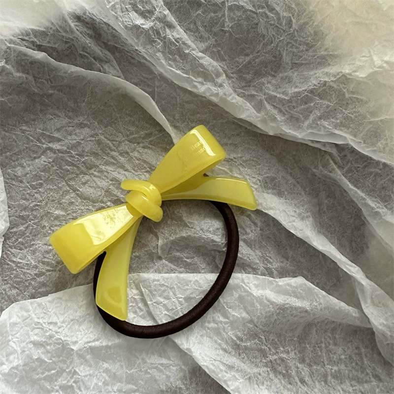 Cute hairgrip with bow, bangs, Korean style