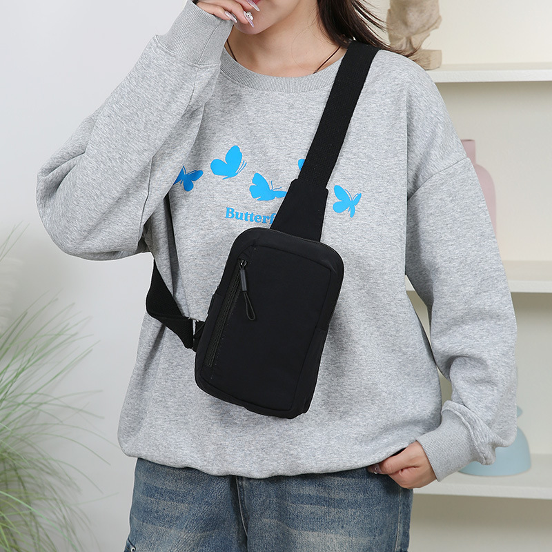 Nuevo bolso de pecho deportivo japonés transfronterizo versátil bolso de hombro de moda ligero al aire libre portátil de viaje móvil mochila