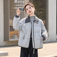 羽绒服女冬季2025新短款小个子巨好看韩系学院风90白鸭绒外套MZ16