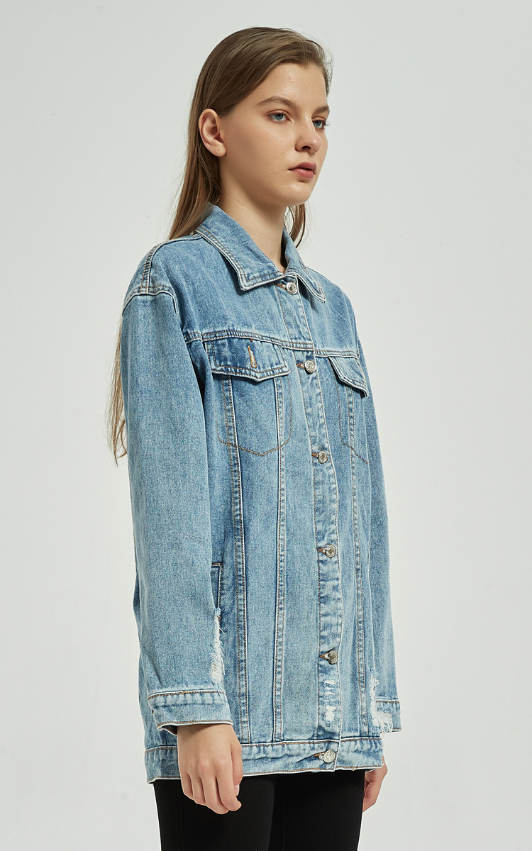 Classic Denim Long Jacket NSSY78035