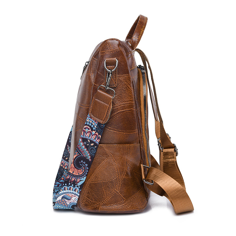 Ventas directas de fábrica nuevas señoras casuales mochila antirrobo moda un paquete de mochila de viaje multiusos mochila escolar marea