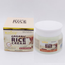 跨境外贸全英文大米补水保湿面霜提亮肤色批发Organic rice cream