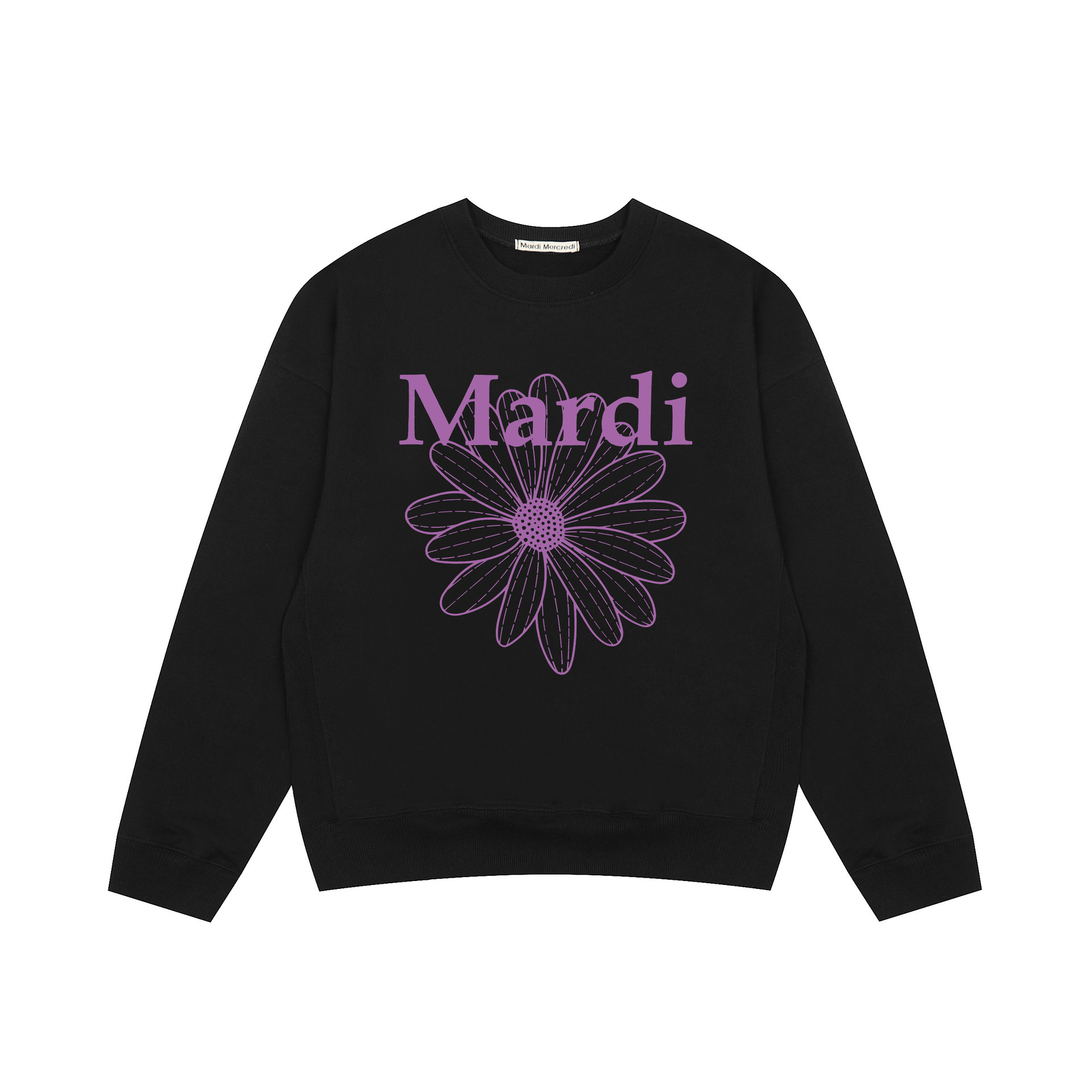 スポット韓国トレンドブランドマルディスウェットシャツレディースデイジー24新作プリントラウンドネックトップスドロップシッピング