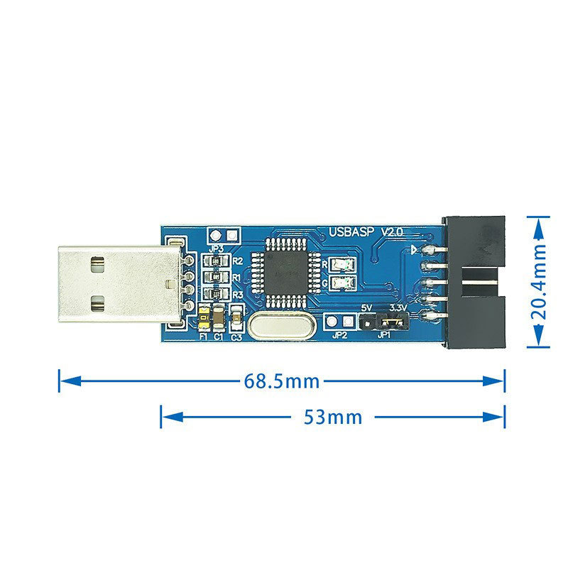 51 AVR Programmer ISP USBASP Downloader USBISP Downloader