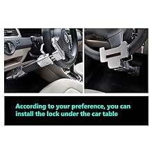 "Hot" supply car micro alarm anti-theft car lock car Universal steering wheel lock car Head T-Lock