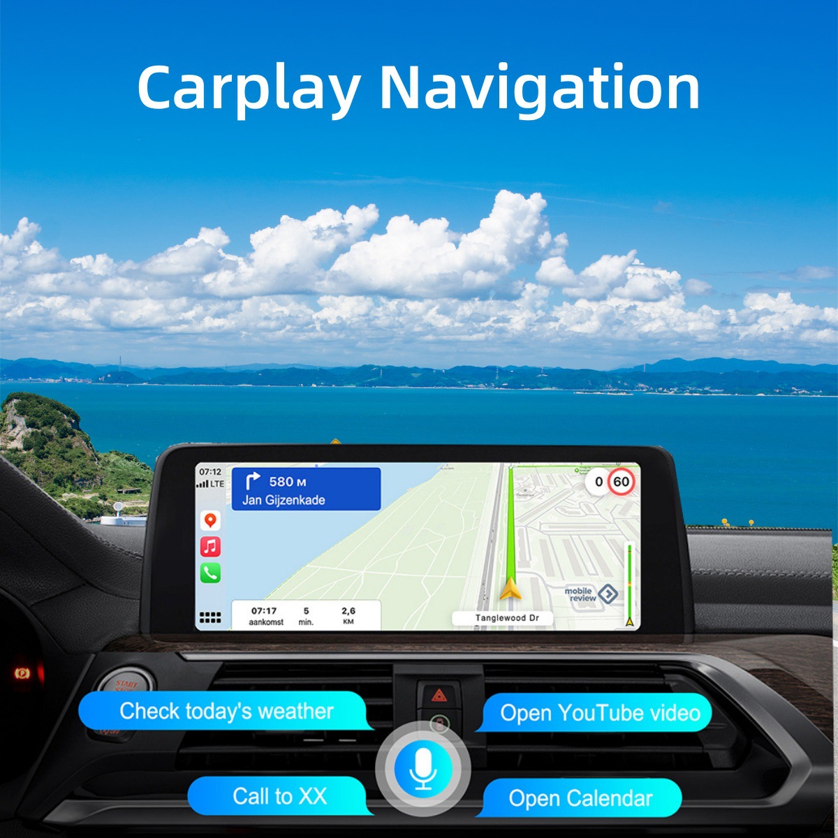 For BMW-NBT support wireless/Hicar/Android auto/youtube/Carplay decoder