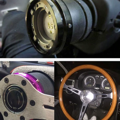 Wheel Quick Release with — Steering wheel