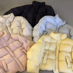 彧言2025新款羽绒服女短款韩版泡芙90白鸭绒加厚面包服冬季外套潮