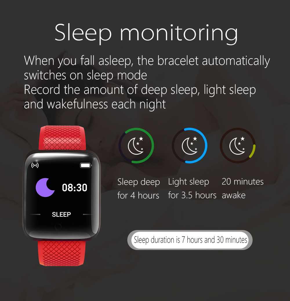 Smart Bracelet With Colour Screen And Information Reminder_voghion.com