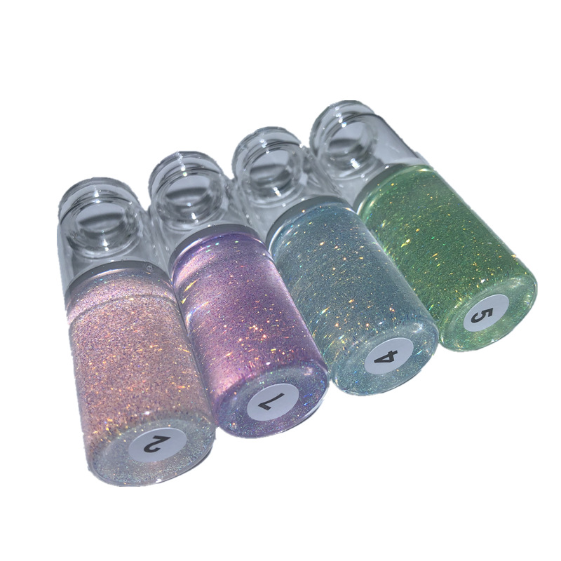 0,1mm polvo de diamante de oro galaxia magia oro diamante polvo epoxi pintura de fuego cera suspensión colorido brillo al por mayor 9 colores traje