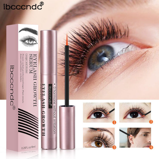 ibcccndc cross-border thick long eyelash liquid 8ml eyelash eyebrow natural liquid spot makeup wholesale