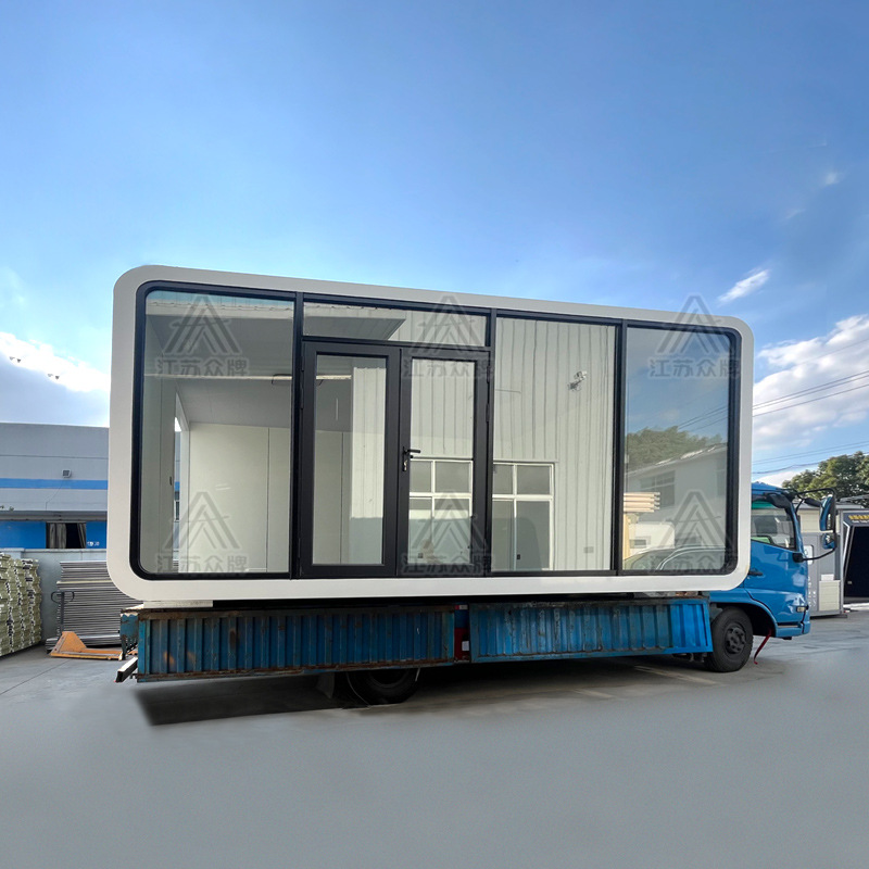 Apple Warehouse Mobile Room Librería Oficina cápsula espacial Residentes B & B Office Sunshine Room Station Lounge