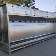 现货水帘柜五金喷涂水濂柜不锈钢喷漆柜除尘喷油柜打磨水帘机