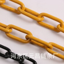 元昌铁链 7mm电泳黑色装饰链条围栏秋千攀岩铁链条宠物牵引链