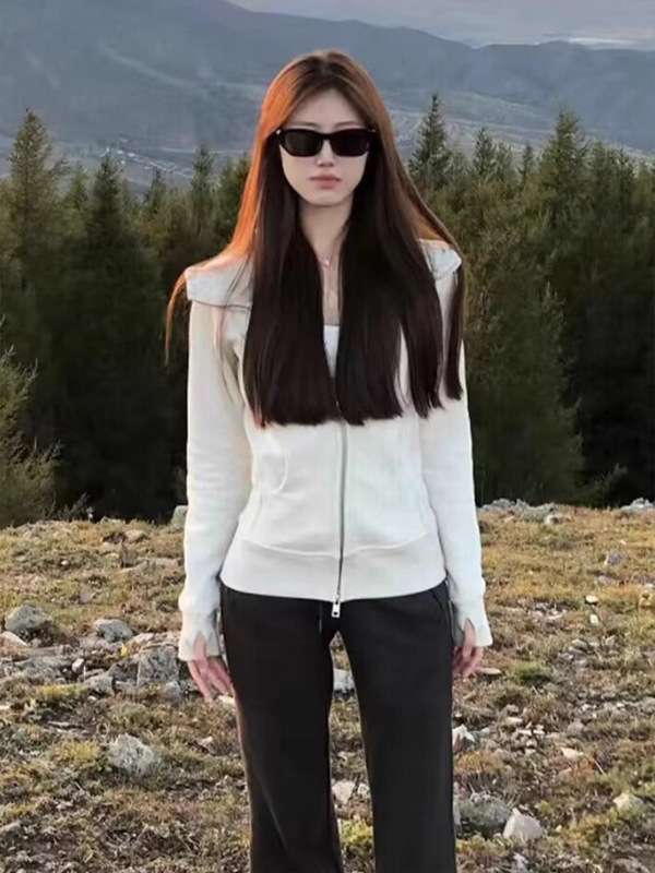 2025秋季新款卫衣外套女春秋款露露修身瑜伽服开衫紧身运动上衣|undefined