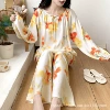 034#National Wind Orange Flower