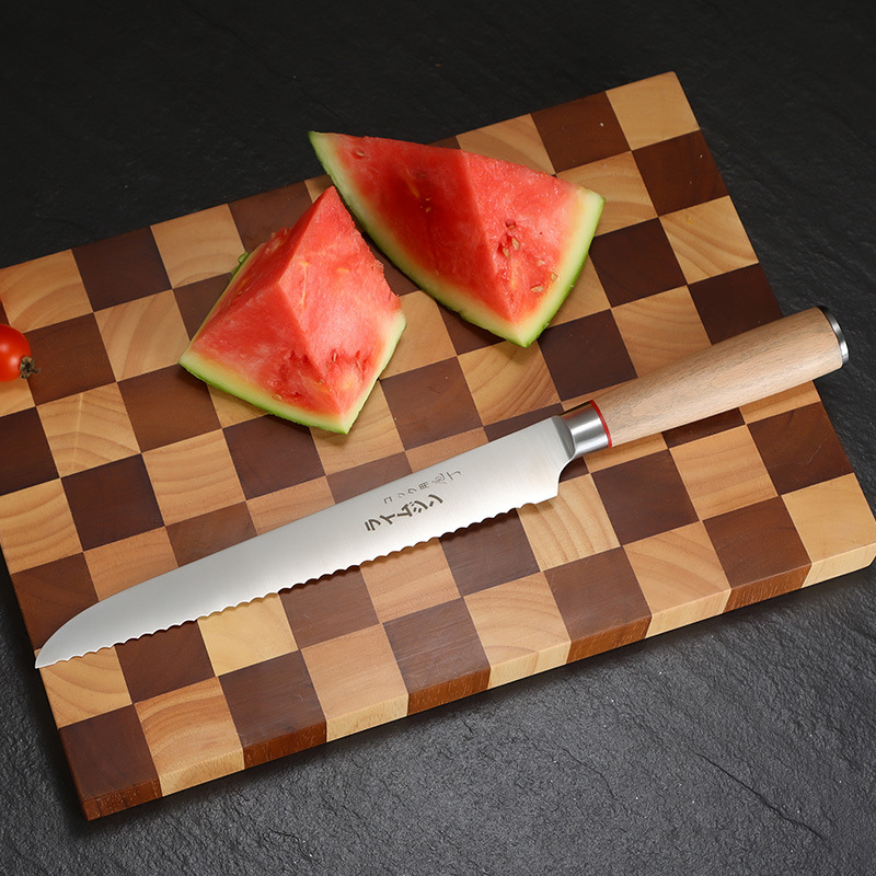 日式面包刀切面包专用刀吐司刀不锈钢锯齿刀烘焙蛋糕刀家用蛋糕刀