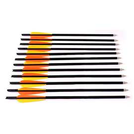 混碳箭杆16寸弩箭  竞技弓箭可换头 月牙箭尾箭杆 短箭 剑头工厂