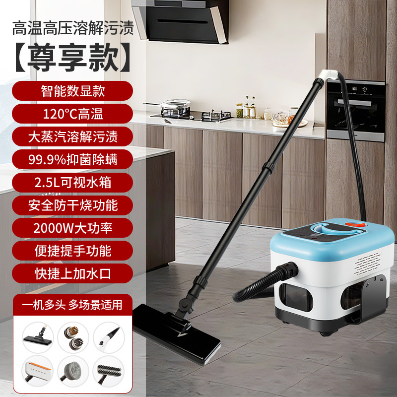 Cross-Border Portable High-Temperature and High-Pressure Steam Cleaner Range Hood Air Conditioner Kitchen Bathroom Household Cleaning Machine Cross-Border Portable High-Temperature and High-Pressure Steam Cleaner Range Hood Air Conditioner Kitchen Bathroom Household Cleaning Machine