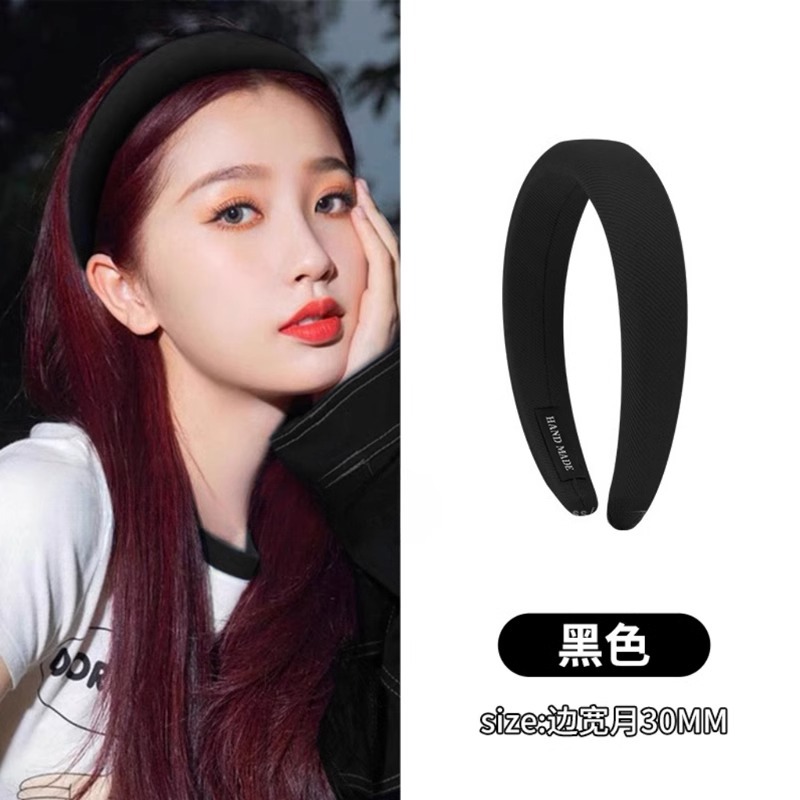 Niños cráneo alto bandas de cabello niñas 2025 nuevo estilo de alto nivel de sensación bandas de cabello bandas de cabello lavar la cara pinzas de cabello toque de cabello otoño invierno