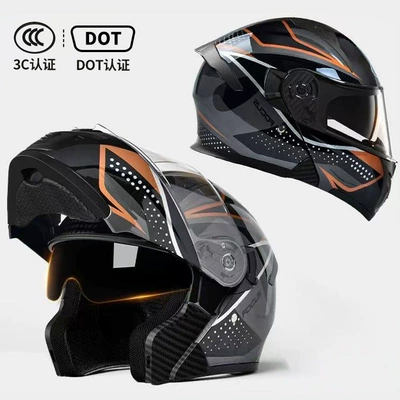 Helmets for All Seasons, Electric – Motosiklet kaskı (dəbilqə) - black-starry-sky-dot3c-certified-hd-mirror-m54-56-head-circumference